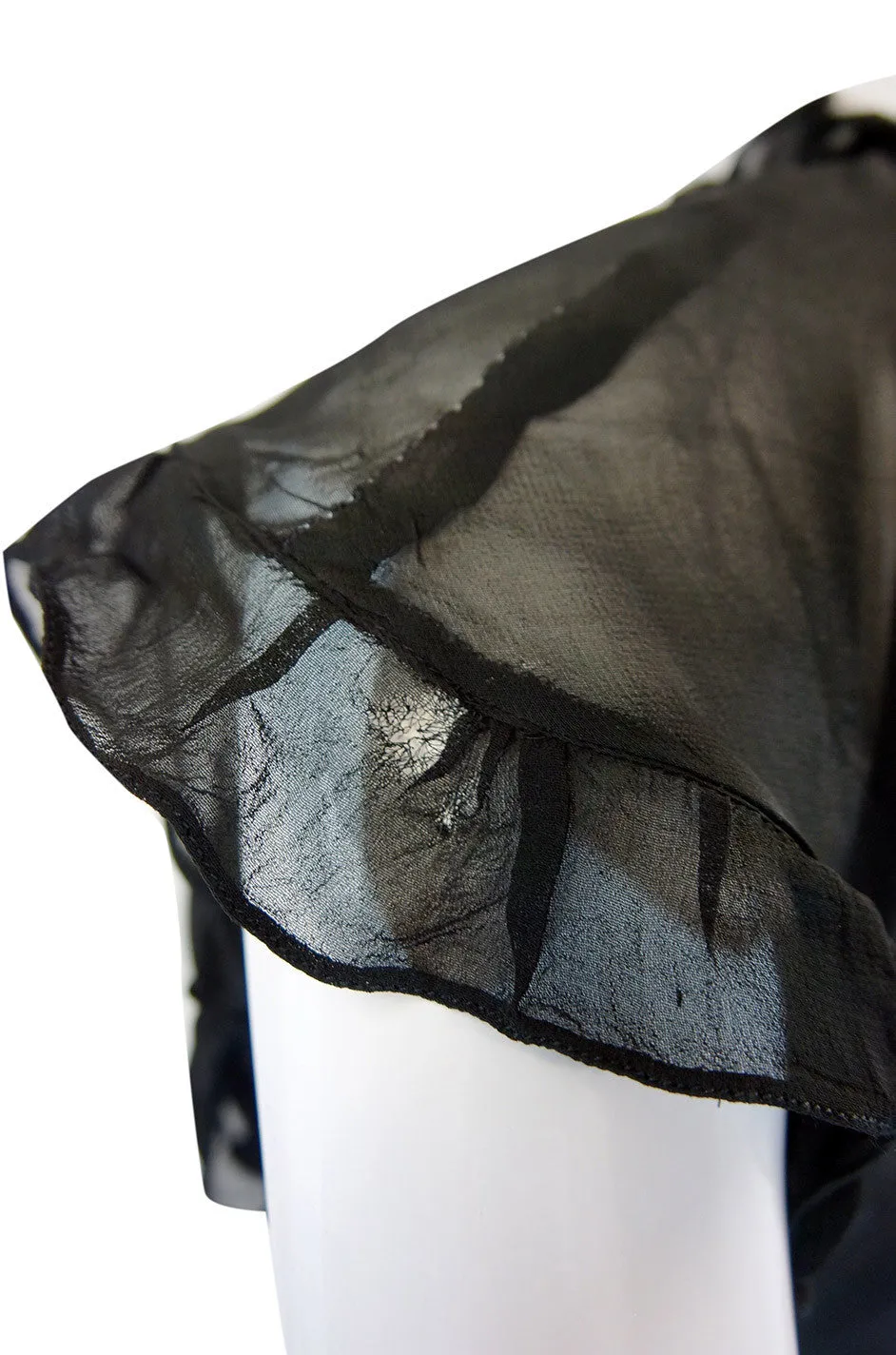 1970s Ossie Clark Radley Crepe Dress