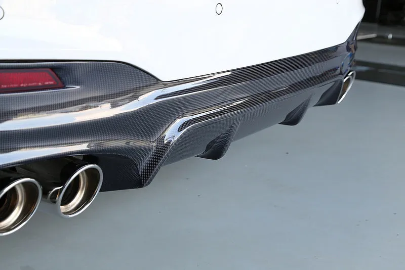 3D Design G30 5-Series Carbon Rear Diffuser - Type 2