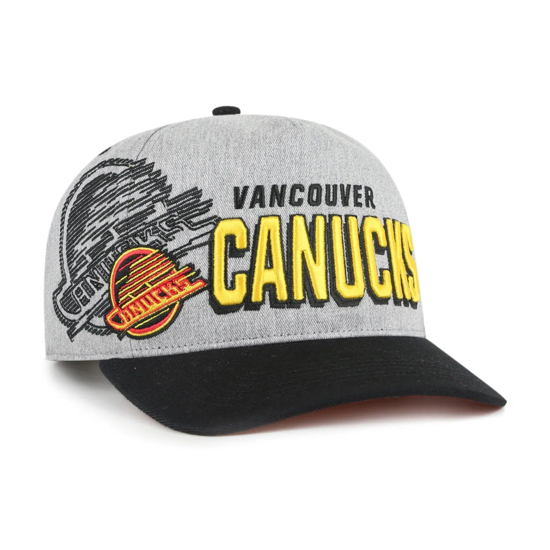 47 Brand NHL Overshadow Hitch Adjustable Hat - Vancouver Canucks Skate