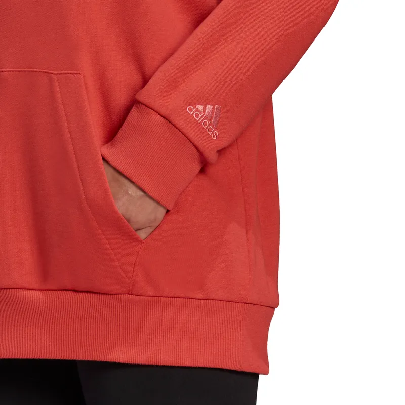 Adidas Womens Esentials Oversize Logo Hoodie