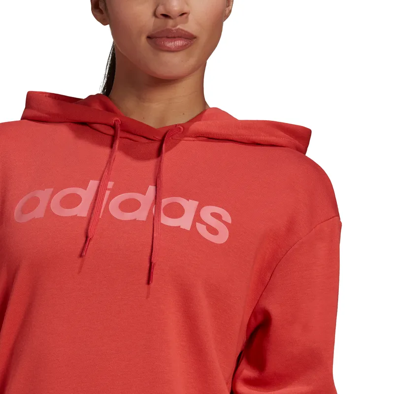 Adidas Womens Esentials Oversize Logo Hoodie
