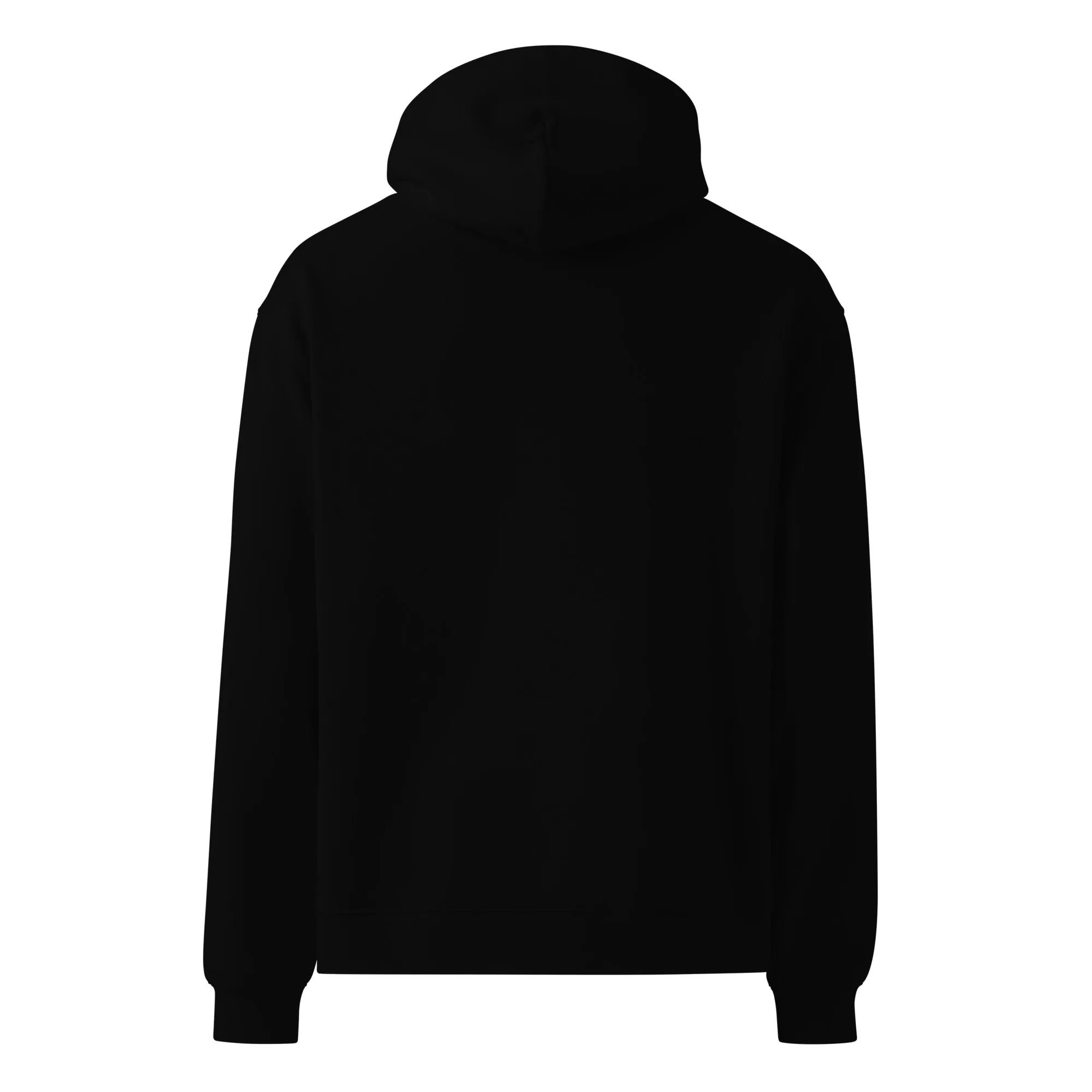 Aftrz Classics Premium Drop Shoulder Oversized Hoodie - Black with Tan Logo