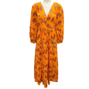 A.L.C. Yellow Sayer Cotton Midi Dress