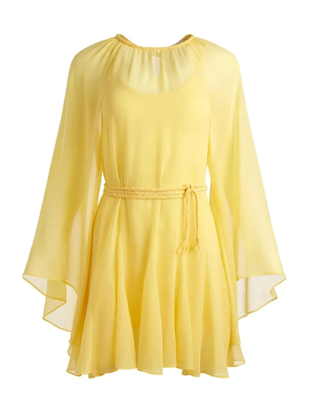 Alice   Olivia Gitana Mini Dress with Tie Belt