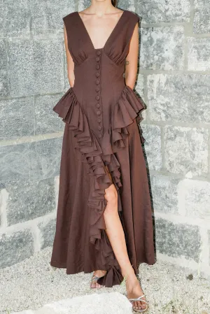 Andalouse Brown Dress