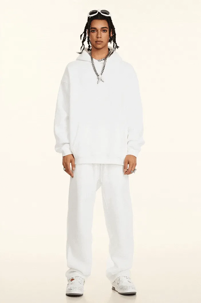 Angel White Oversized Hoodie and Jogger Set