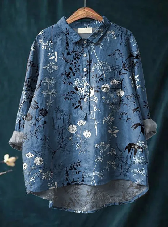 Anita - Classic Floral Blouse