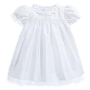 Annabelle Party Dress -- White Taffeta