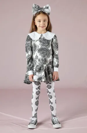 AW22 A Dee Girls Trudy Rose Print Dress