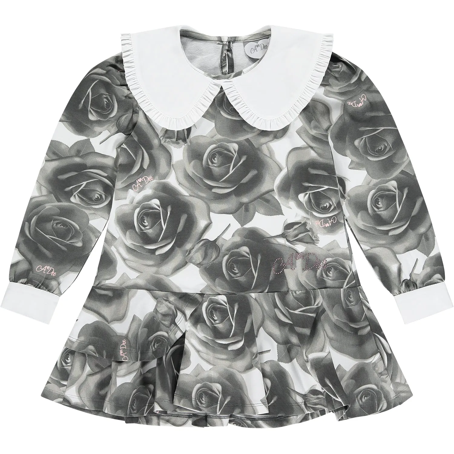 AW22 A Dee Girls Trudy Rose Print Dress