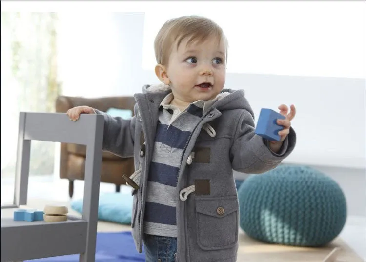 Baby Boys Jacket Clothes Winter 4 Color Outerwear Coat Thick Kids Clothes Children Clothing for 2-7yrs girls boys clothing
