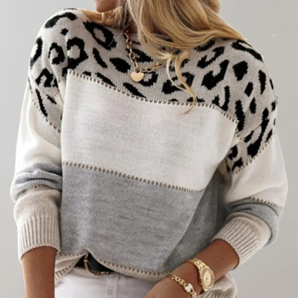 Bernadetta | Leopard Luxe Knit Sweater