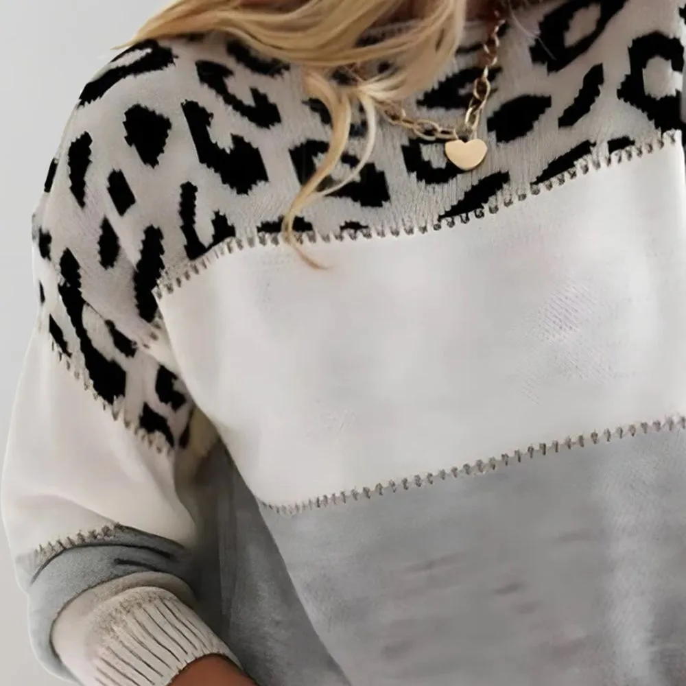 Bernadetta | Leopard Luxe Knit Sweater