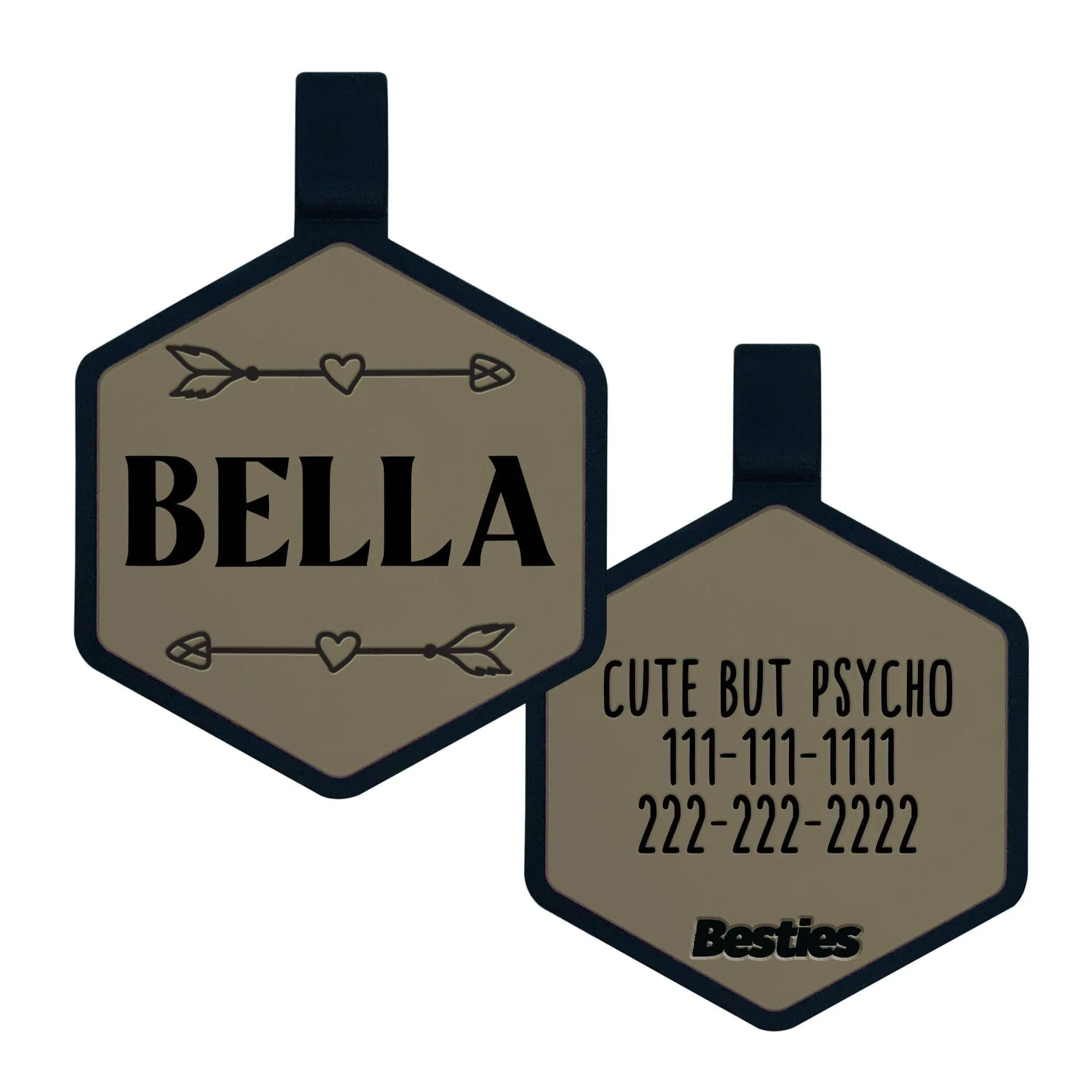 Besties Pets - Wild One Silicone Dog ID Tag