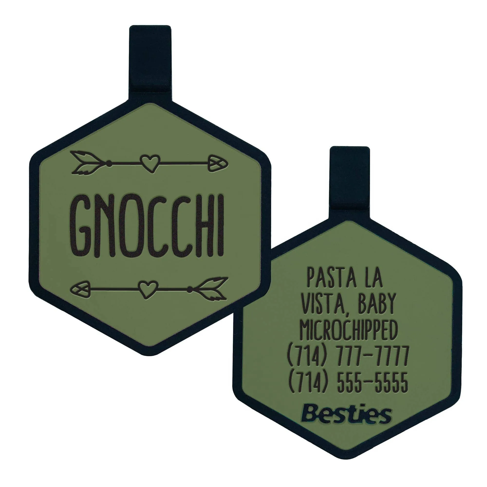 Besties Pets - Wild One Silicone Dog ID Tag