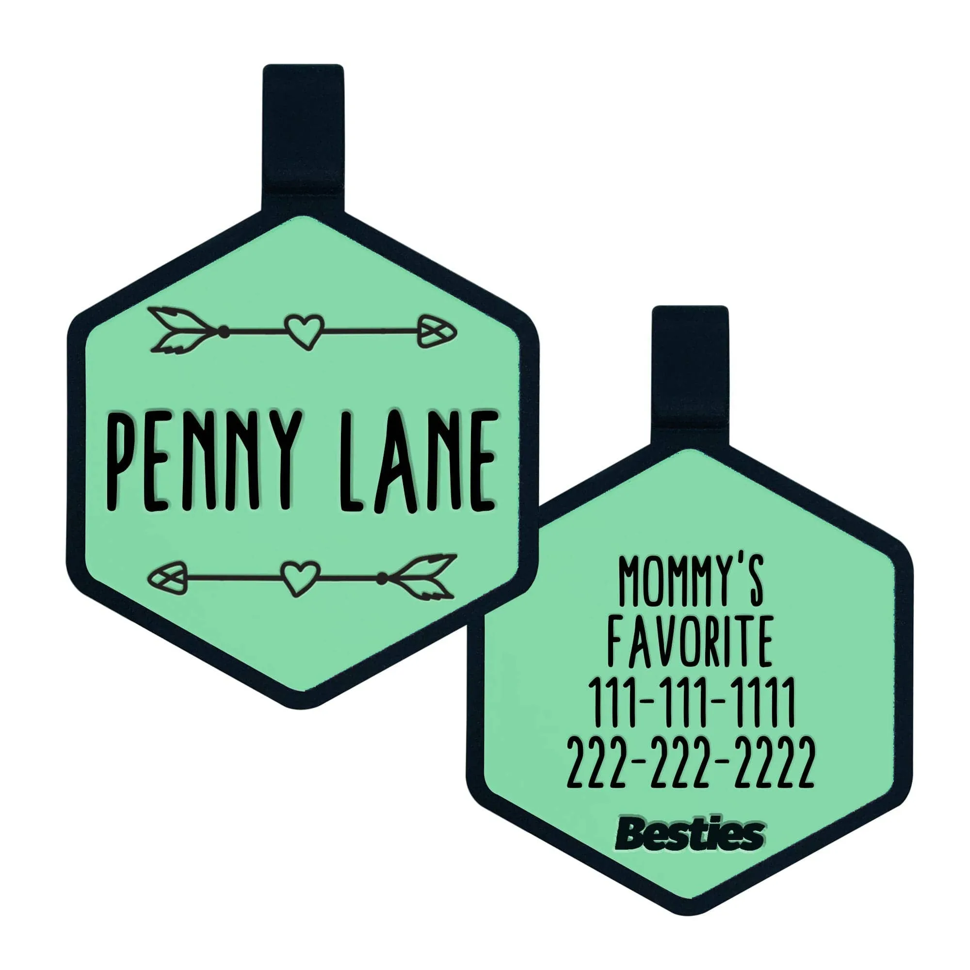 Besties Pets - Wild One Silicone Dog ID Tag