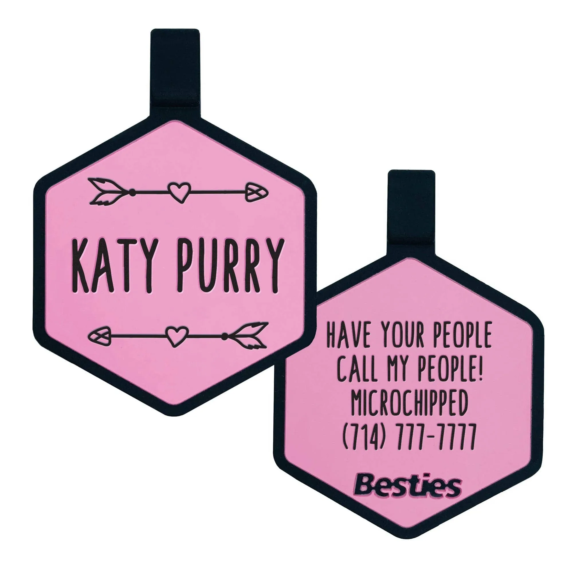 Besties Pets - Wild One Silicone Dog ID Tag