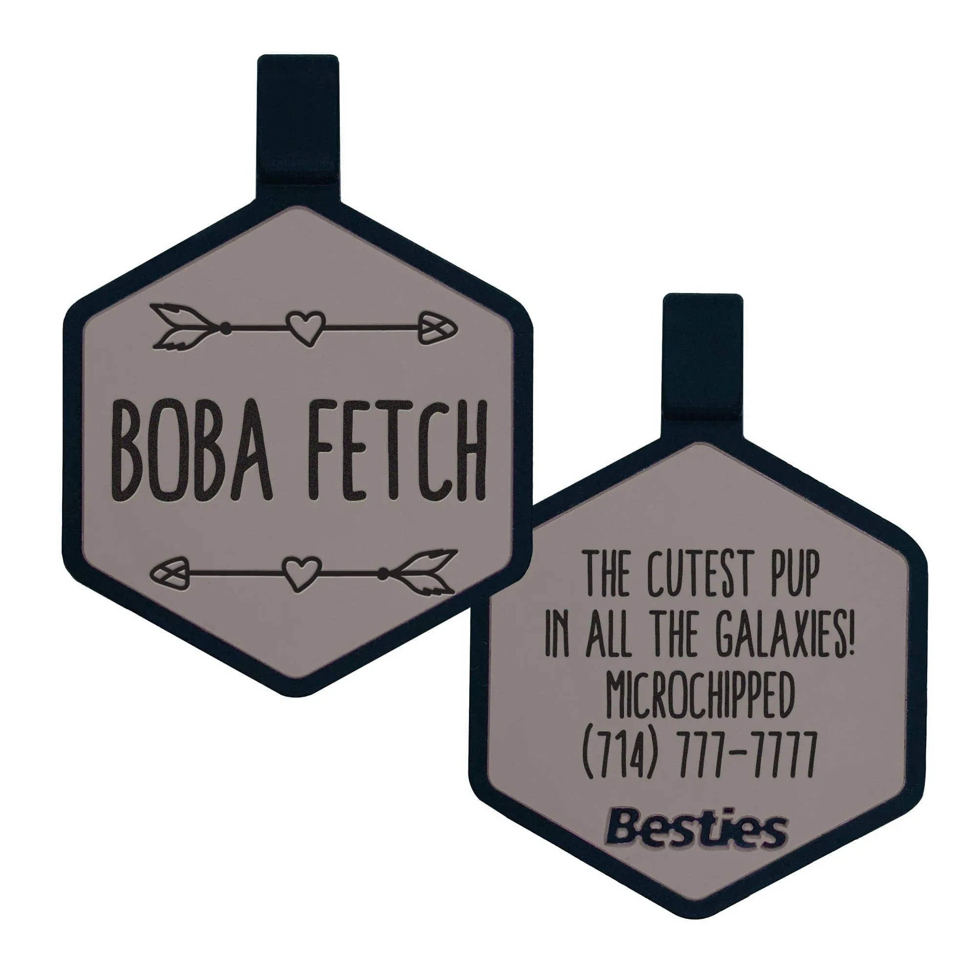 Besties Pets - Wild One Silicone Dog ID Tag