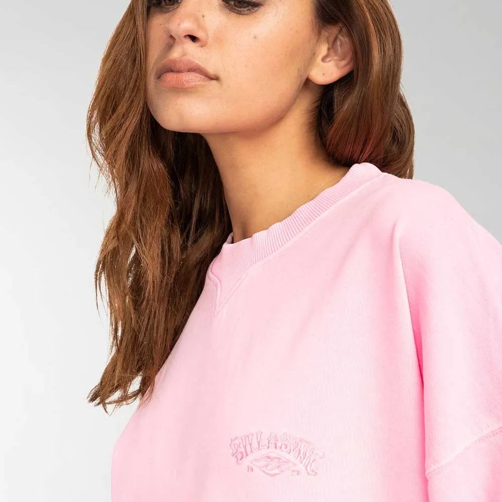 Billabong Womens Ride In Crew Neck Sweatshirt