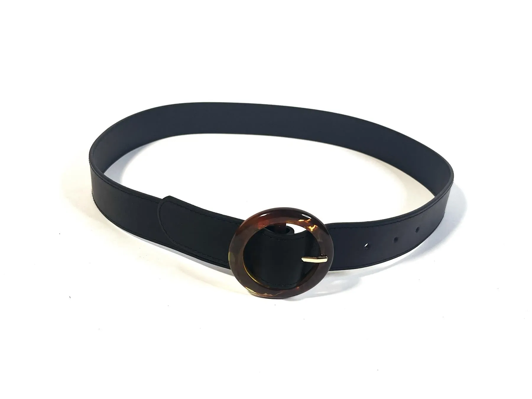 Black-Brown Buckle Belt