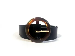 Black-Brown Buckle Belt