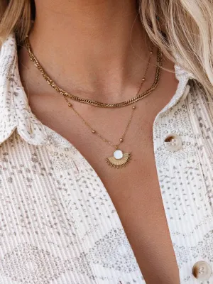 BRACHA - BLAZE LAYERED NECKLACE