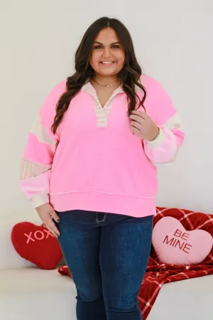 Bring Out the Best Buckletlist Pullover in Pink