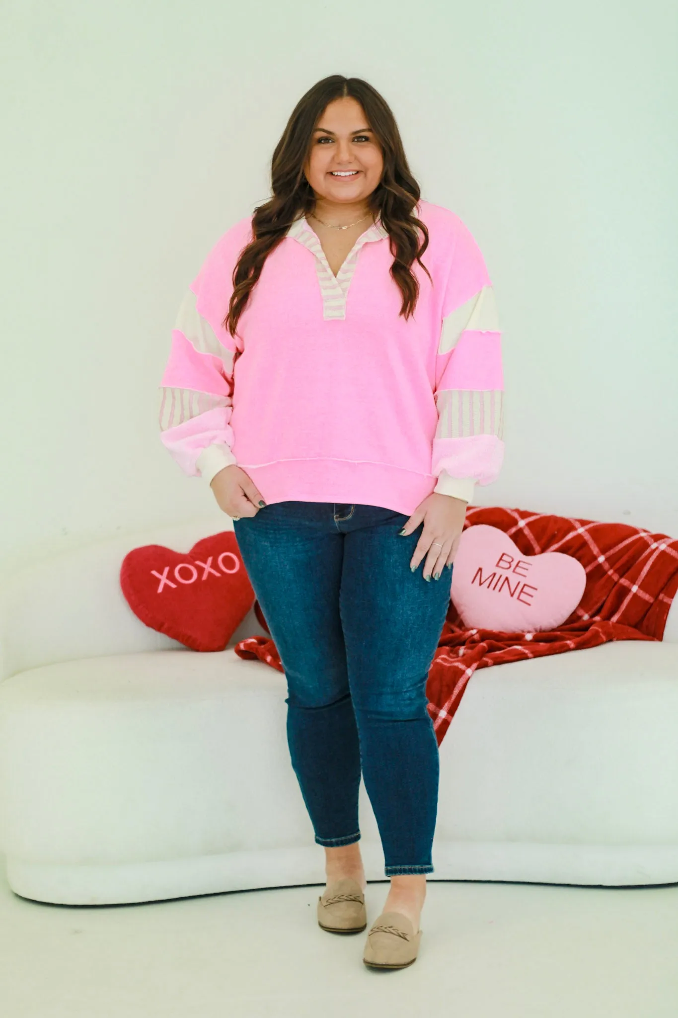 Bring Out the Best Buckletlist Pullover in Pink
