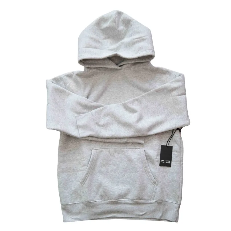 Brunette the Label  To The Moon & Back Hoodie - Pebble Grey