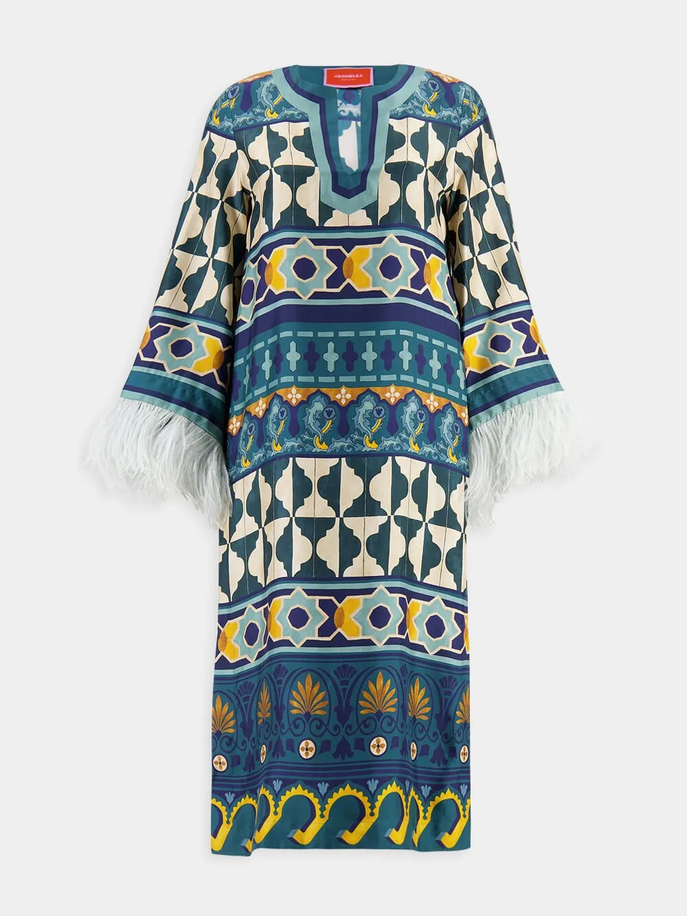 Casareale Emerald Silk Kaftan