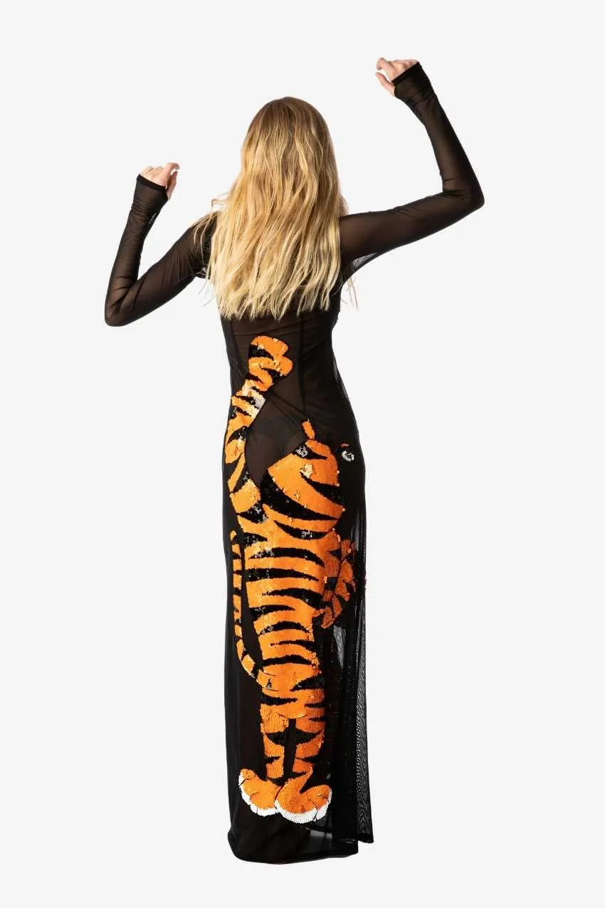 Cereal Killer Full Sleeves Net Dress