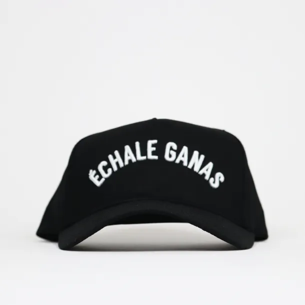 Échale Ganas Curved Black hat