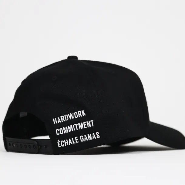 Échale Ganas Curved Black hat