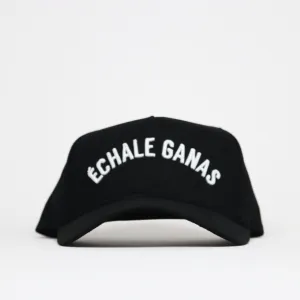 Échale Ganas Curved Black hat