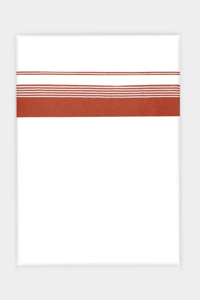 Charming Aabish - Brick Orange Smooth Cotton Double Layered Dhoti With Fancy Borders | Uathayam