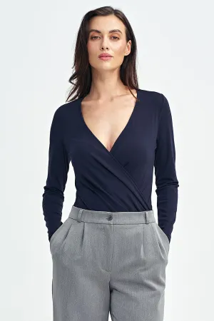 City Wrap – Deep V-Neck Bodysuit