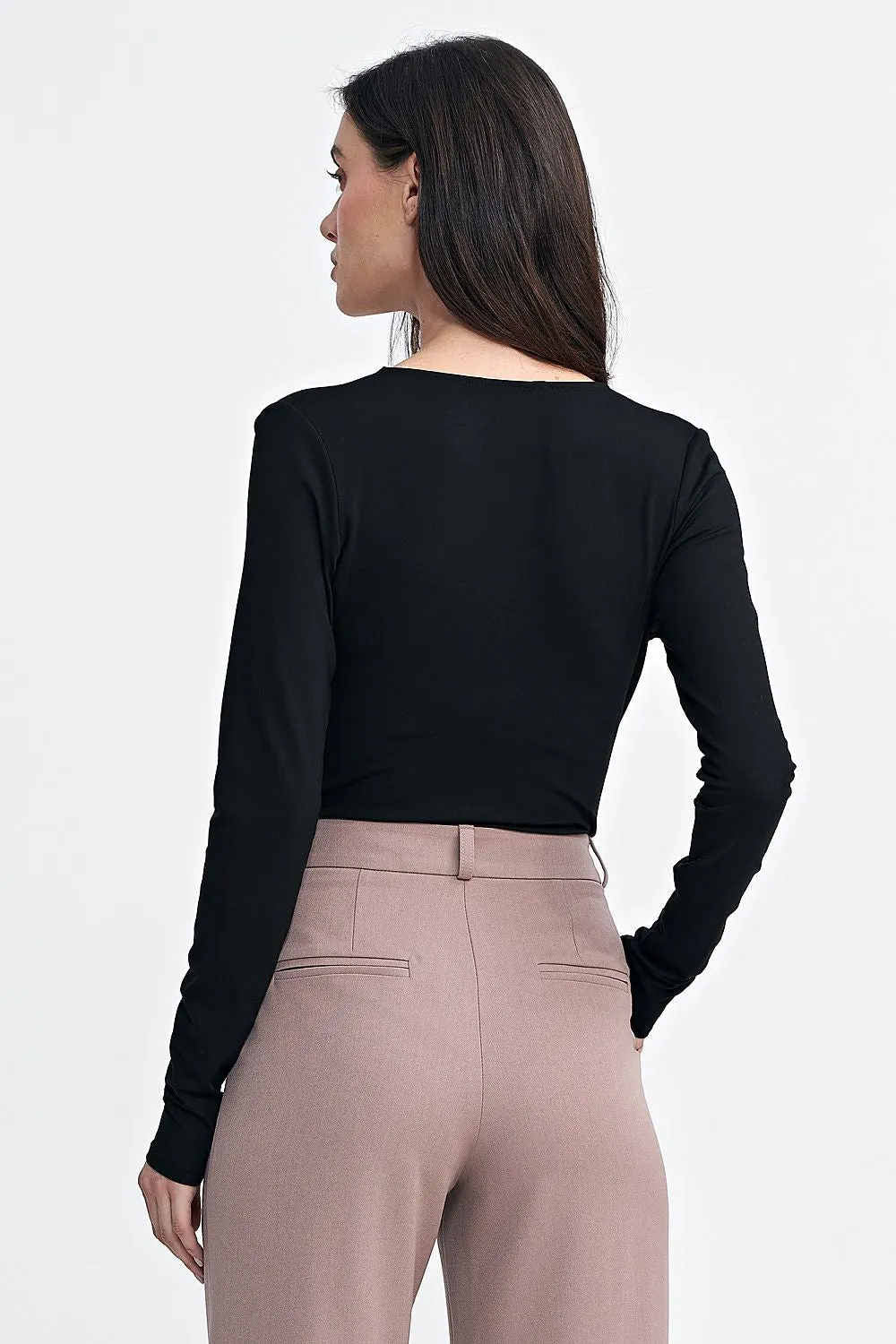 City Wrap – Deep V-Neck Bodysuit