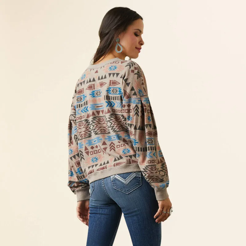 CL10041669 Womens Ariat Rainbow Vista Sweatshirt