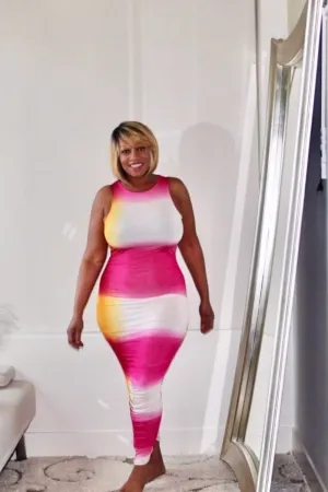Cola Bottle Midi Dress