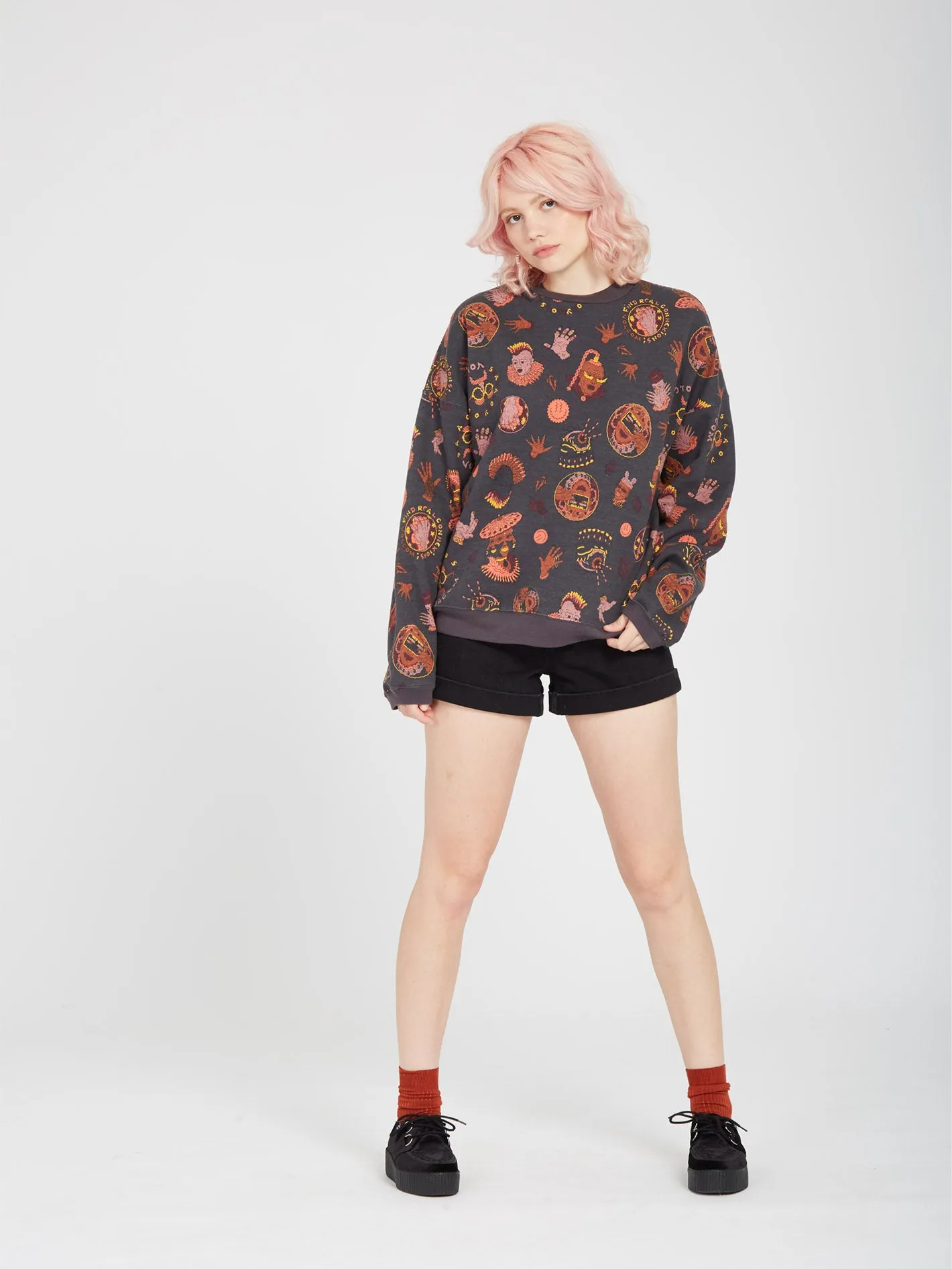 Connected Minds Sweatshirt - BLACK