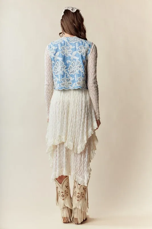 Countryside Lace Double Layered Skirt