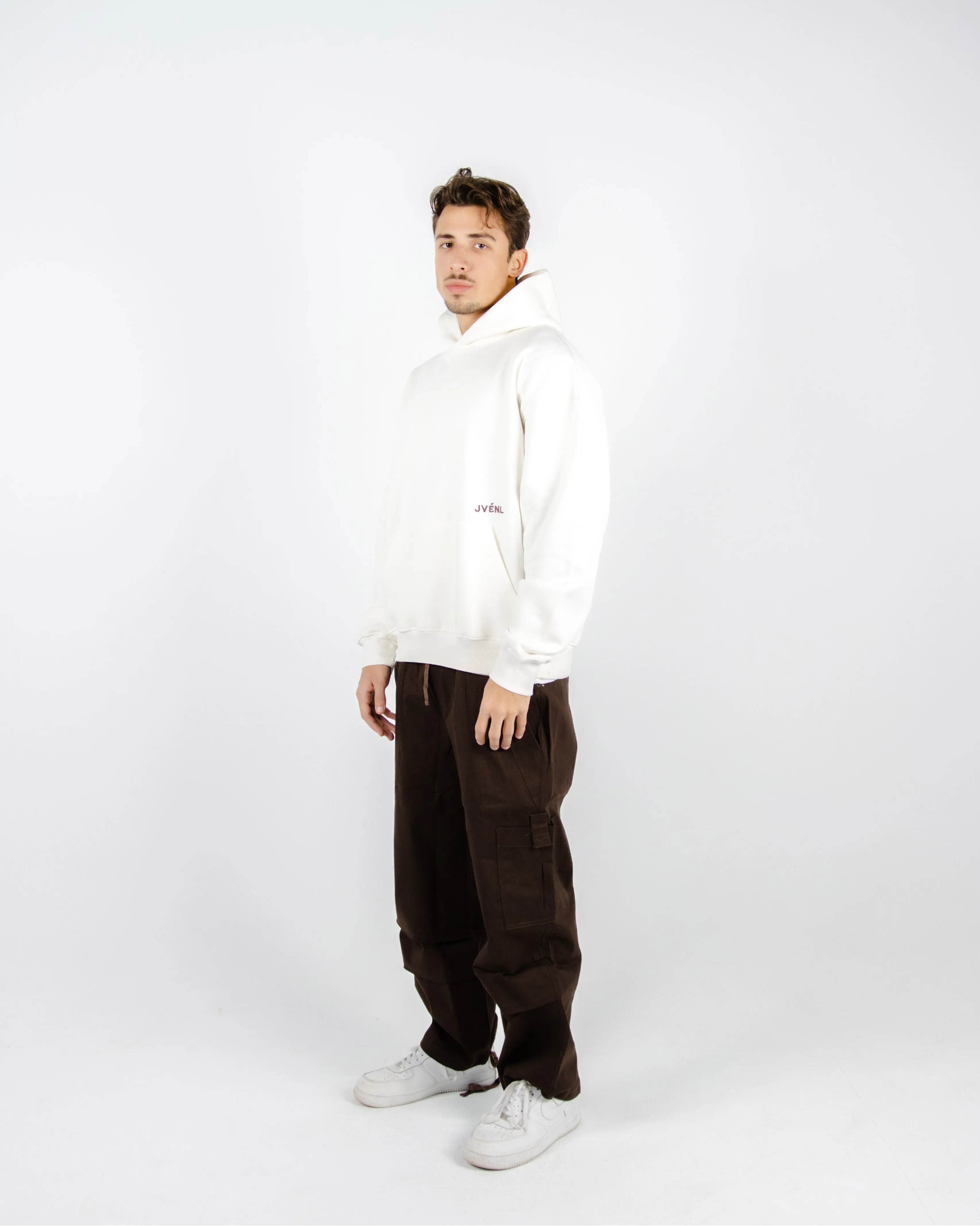 Cream Hoodie