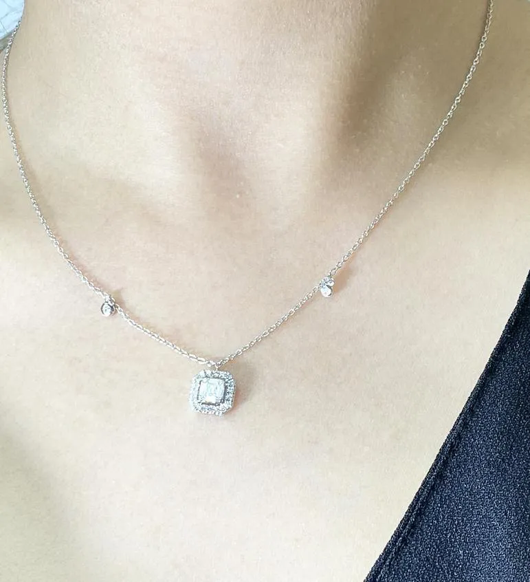 Diamond Necklace NL40122W8BG