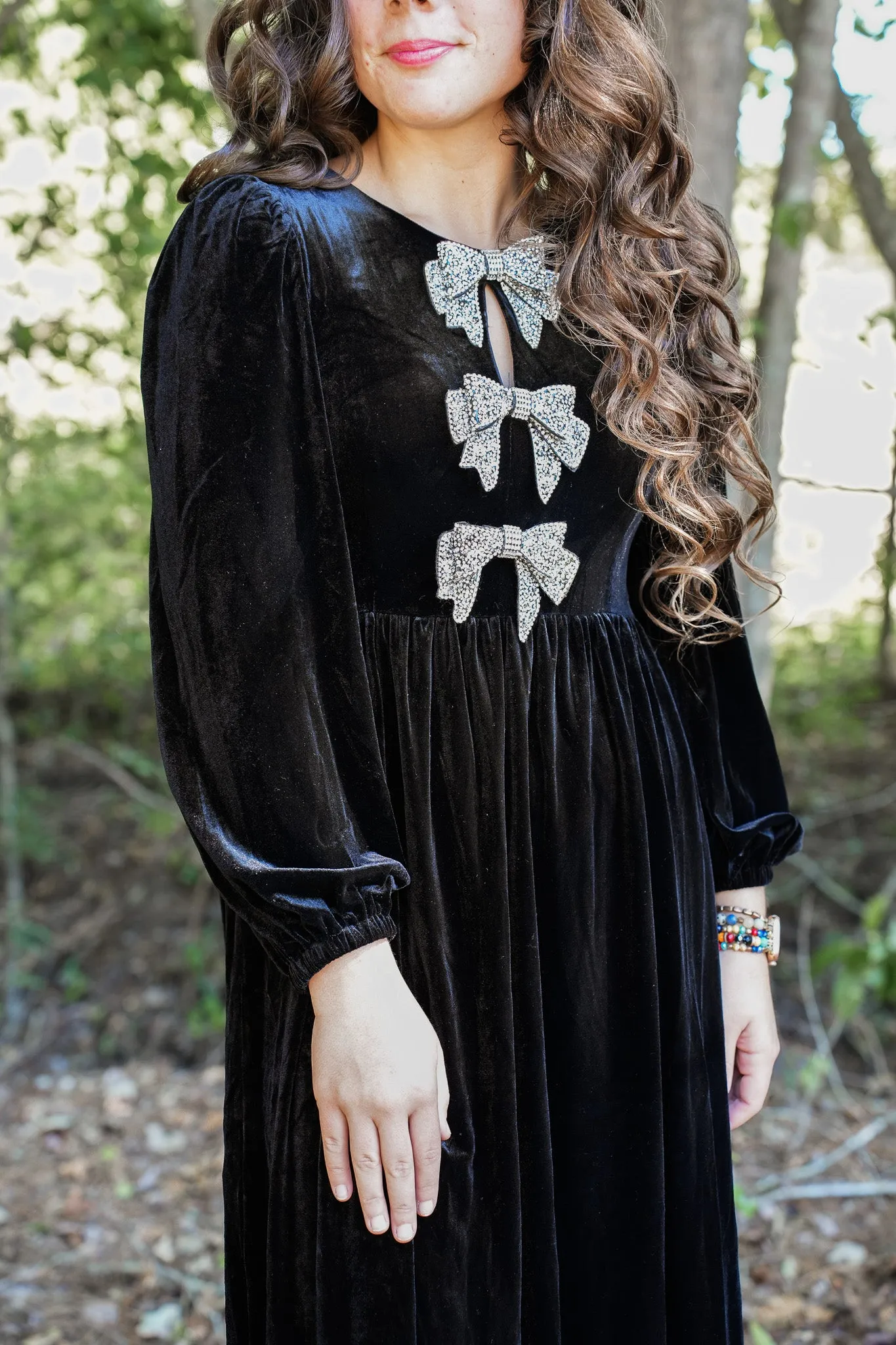 Diamond Velvet Dress
