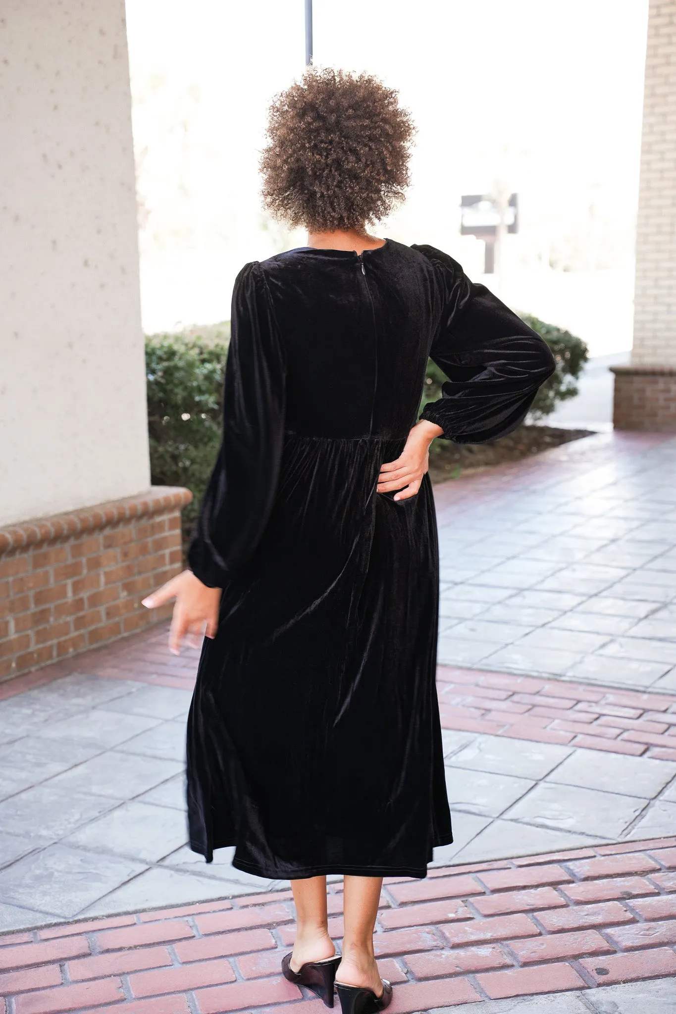 Diamond Velvet Dress