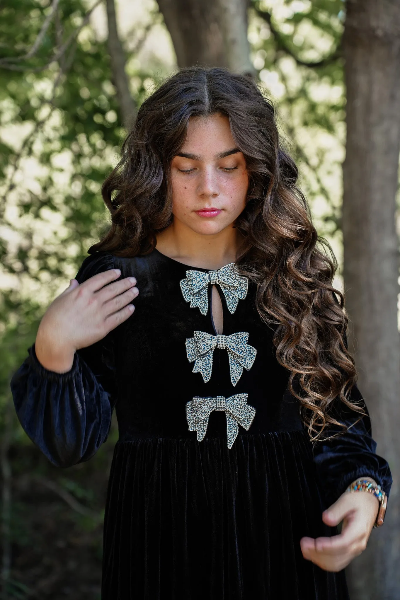 Diamond Velvet Dress