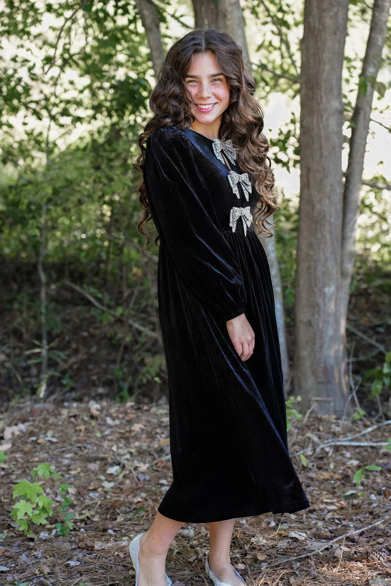 Diamond Velvet Dress