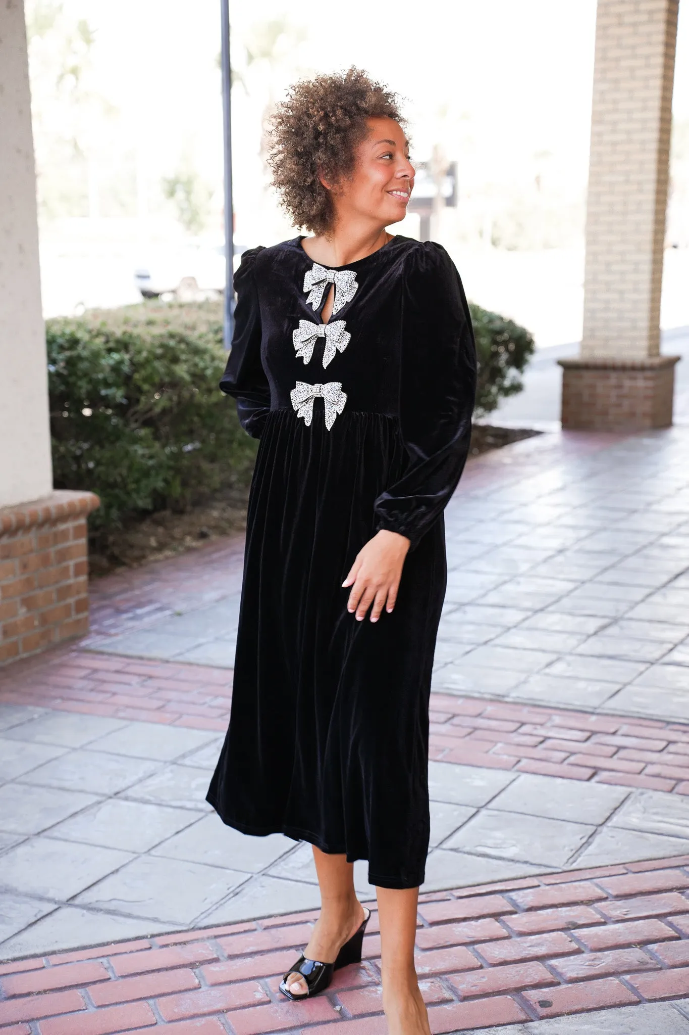 Diamond Velvet Dress