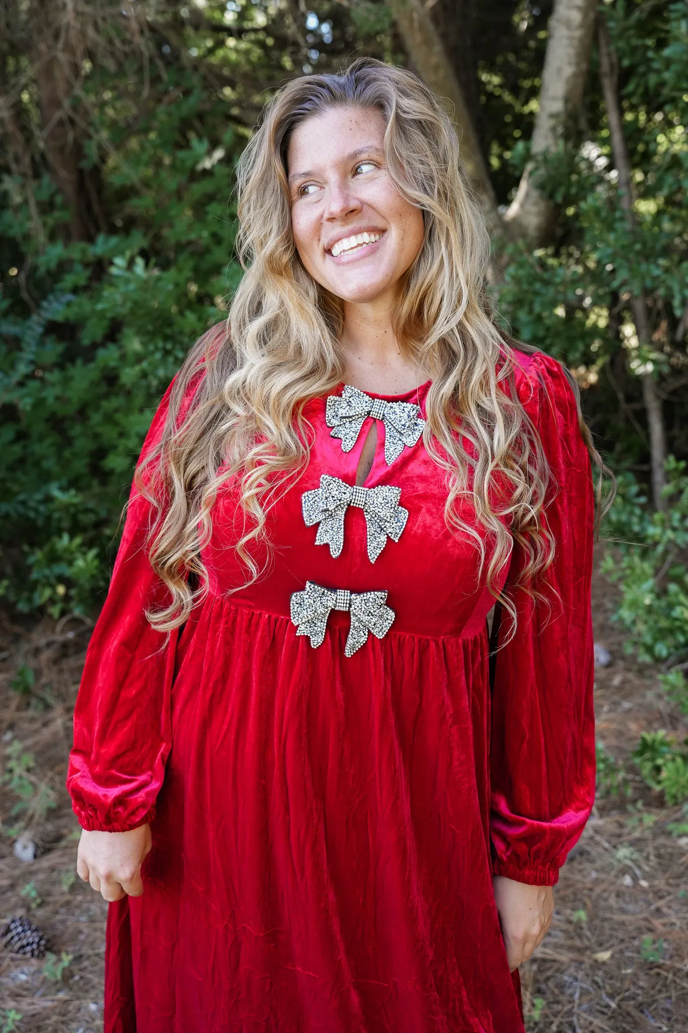 Diamond Velvet Dress