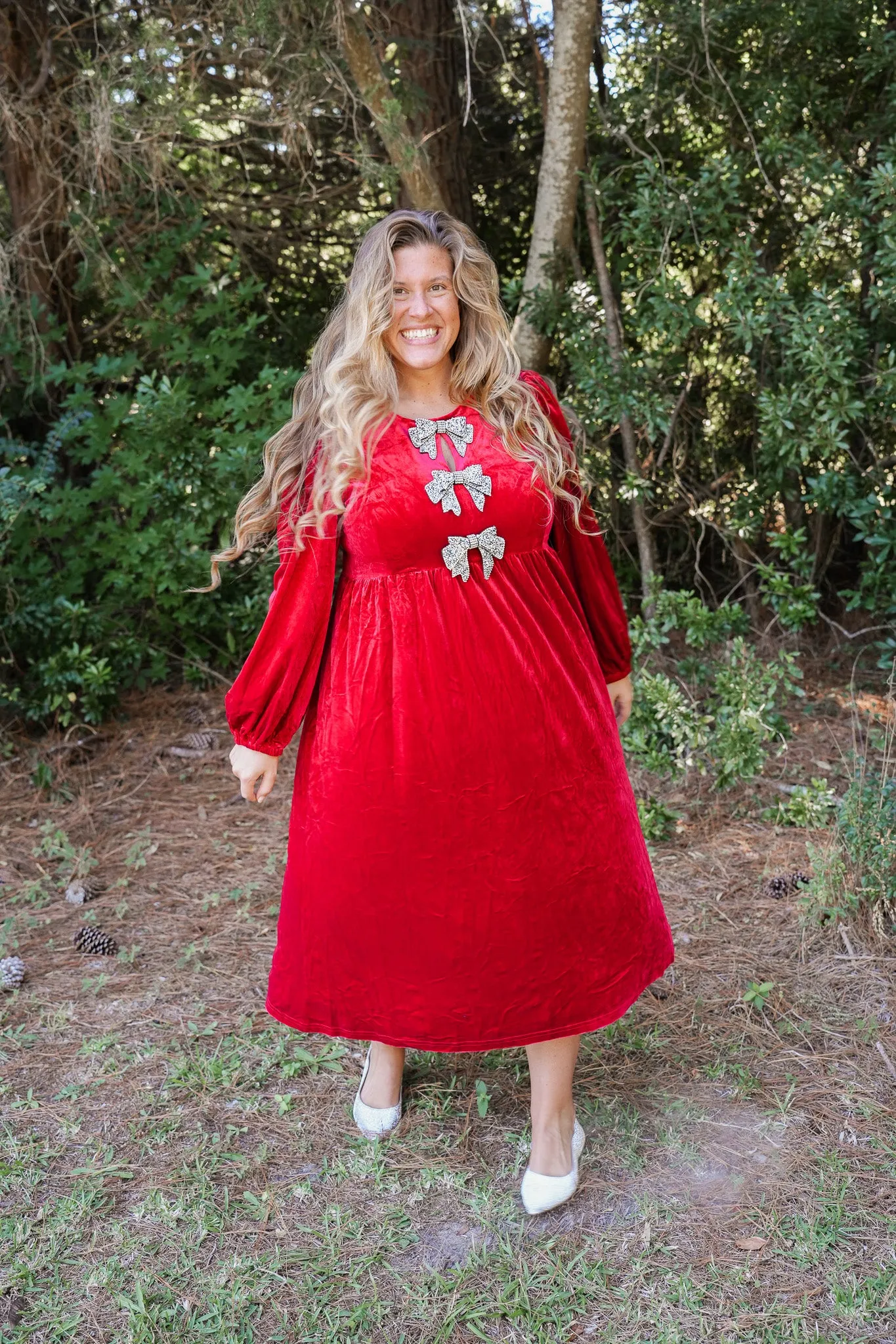 Diamond Velvet Dress